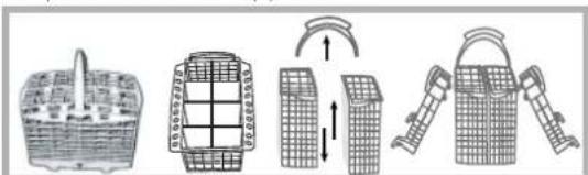 INDESIT DI 623 A - Cutlery basket - 1