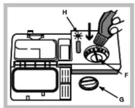 INDESIT DI 623 A - Use somente produtos específicos para máquinas de lavar louça. - 1