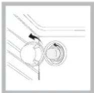 INDESIT KN3C51(W)FR S - Replacing the oven light bulb - 1