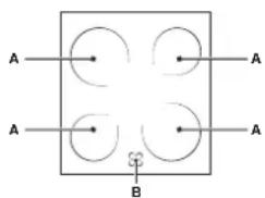 INDESIT KN3C51(W)FR S - Зони за готвене - 1