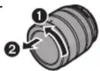 PANASONIC Lumix G Vario 14140mm f3.55.6 ASPH - Installazione/Rimozione dell'obiettivo - 1
