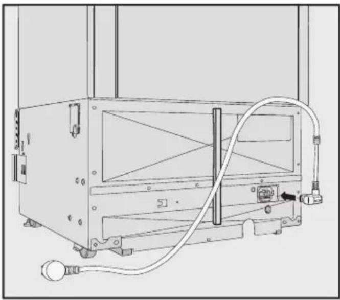 MIELE KWT 2611 Vi - Branchement de la cave à vin - 1