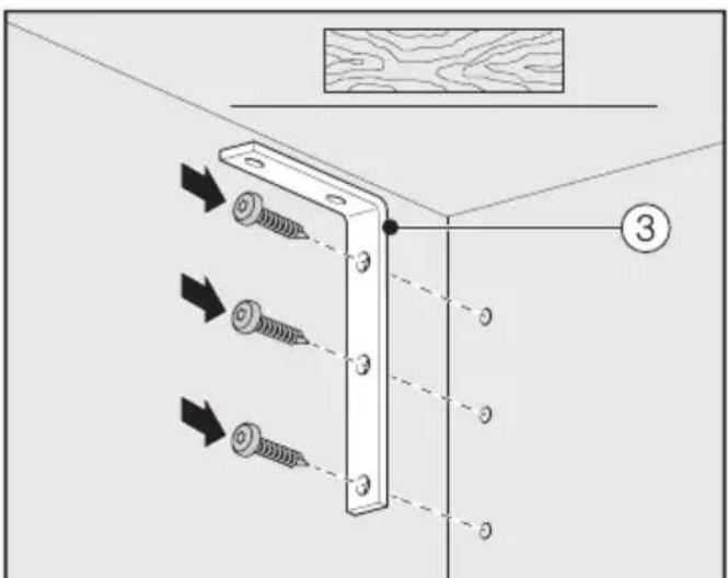 MIELE KWT 2611 Vi - Préparer la niche d'encastrement - 7