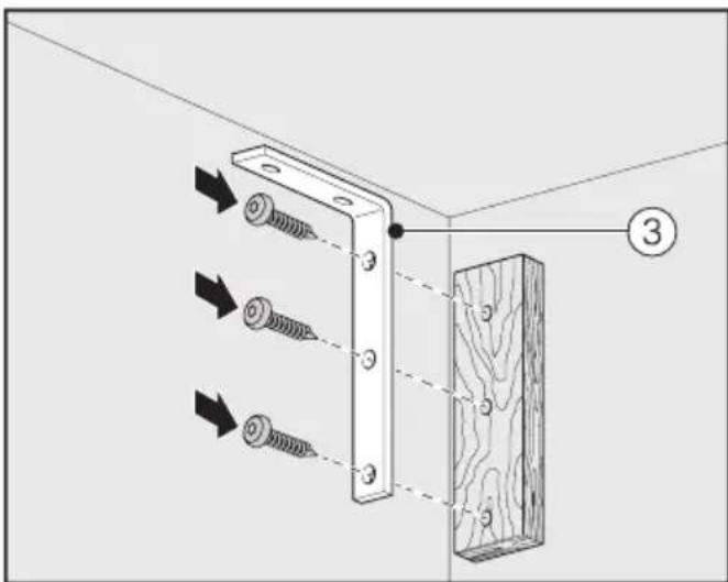 MIELE KWT 2611 Vi - Préparer la niche d'encastrement - 8