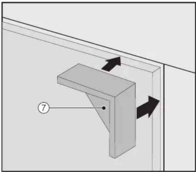 MIELE KWT 2611 Vi - Préparation du montage de la façade du meuble - 12