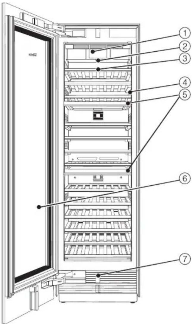 MIELE KWT 2611 Vi - Branchement de la cave à vin - 2