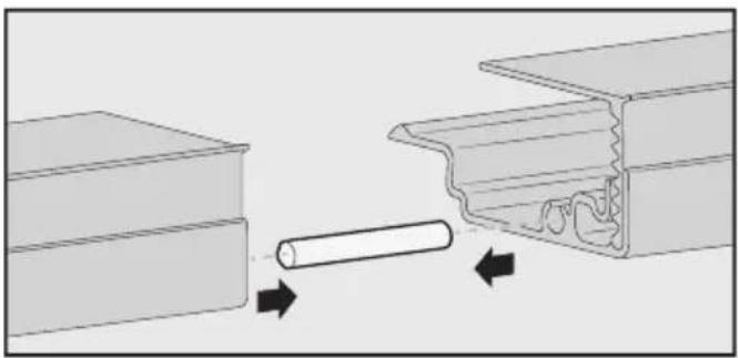 MIELE KWT 2611 Vi - Monter les équerres de fixation - 10