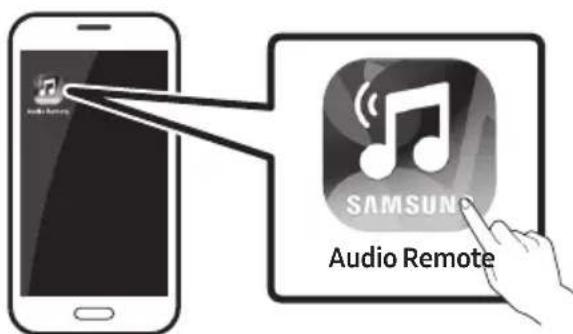 SAMSUNG HWN410 - Launching the Samsung Audio Remote App - 1