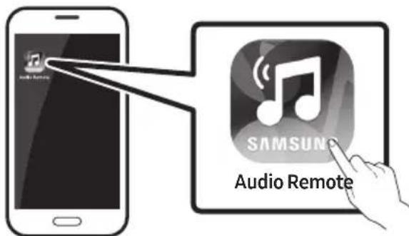 SAMSUNG HWN410 - Rakenduse Audio Remote käivitamine - 1