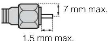 SONY Bravia KDL55W800B - Recommandation relative à la prise de type f - 1