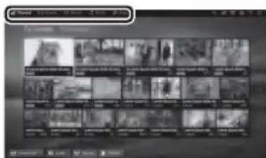 SONY Bravia KDL55W800B - Sélectionner différents contenus et outils d'accueil - 3