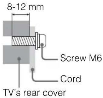 SONY Bravia KDL55W800B - Secure the TV to the Stand. - 4