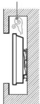 SONY Bravia KDL55W800B - Installed on the wall - 3