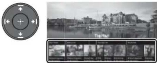 SONY Bravia KDL55W800B - Press / to select the desired category. - 1