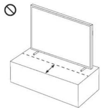 SAMSUNG The Frame QE50LS03TAU - Huomioitavaa, kun tevisio asennetaan jalustan kanssa - 2