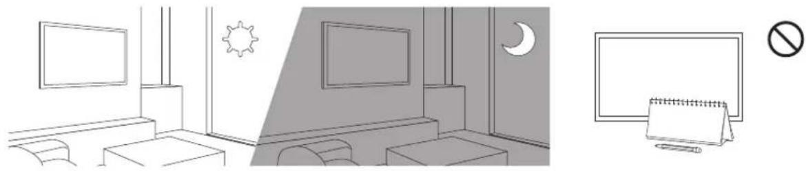 SAMSUNG The Frame QE50LS03TAU - kosensoren og lysstyrken til skjermen - 1