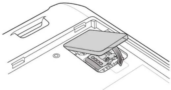 ZEBRA TC26 - Installation d'une carte microSD - 7