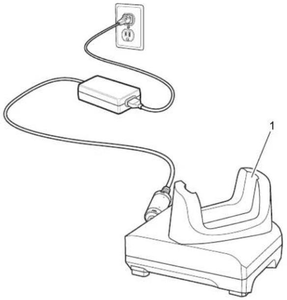 ZEBRA TC26 - Socle Ethernet/USB à 1 position - 1