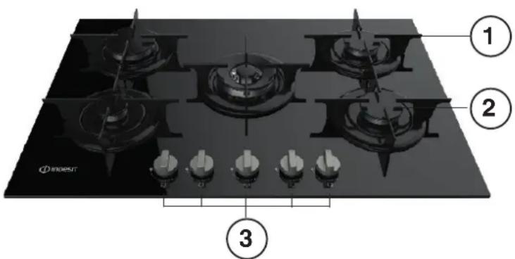 INDESIT PR 752 WI(BK) - Algemeen aanzicht - 4