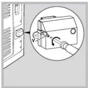 INDESIT KN3C76A(W)BG S - Montage du cable d'alimentation - 2