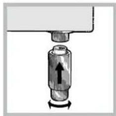INDESIT KN3C76A(W)BG S - Nivellierung - 2