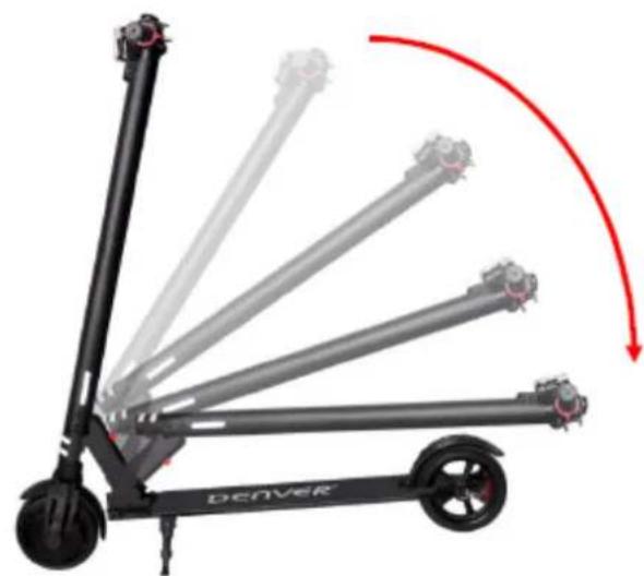 DENVER SEL65220 - - Plier le scooter électrique - 1