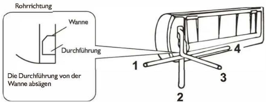 WHIRLPOOL WA20ODU32 - Rohrinstallation der Inneneinheit - 1