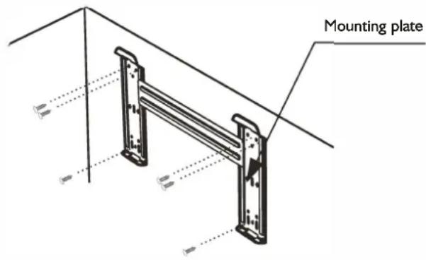 WHIRLPOOL WA20ODU32 - Installing the Mounting Plate - 1