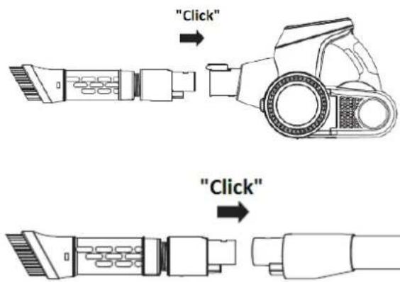 TELEFUNKEN HCTB1 - Assembling the appliance with its accessories - 4