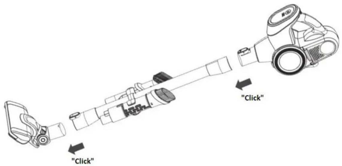 TELEFUNKEN HCTB1 - Assemblage de l'appareil et ses accessoires - 2