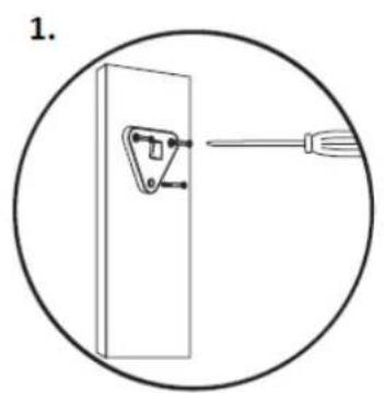 TELEFUNKEN HCTB1 - Installaon : how to x to the wall - 1