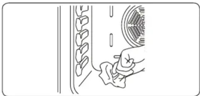 TELEFUNKEN TFEOP60EDS10A - Cleaning the inside of the Oven - 1
