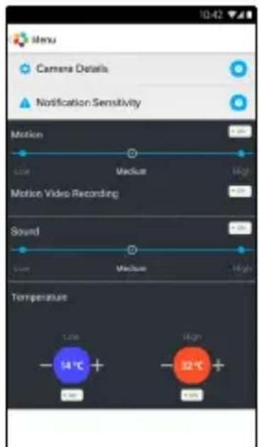 MOTOROLA FOCUS85S - Réglages de laamera - 3