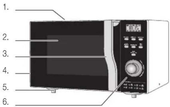 MIO STAR MG 2109MI - Eléments de l'appareil et de commande - 1