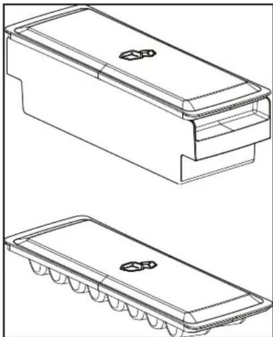 BEKO DS145010S - Bac à légumes: utilisation des curseurs de réglage de l'humidité (dans certains modèles) *EN OPTION - 3