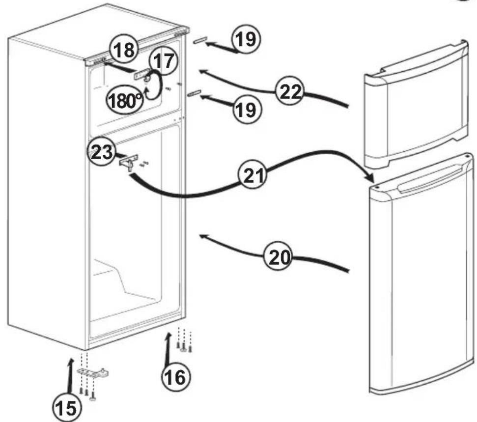 BEKO DS145010S - Reversibilité des portes - 7