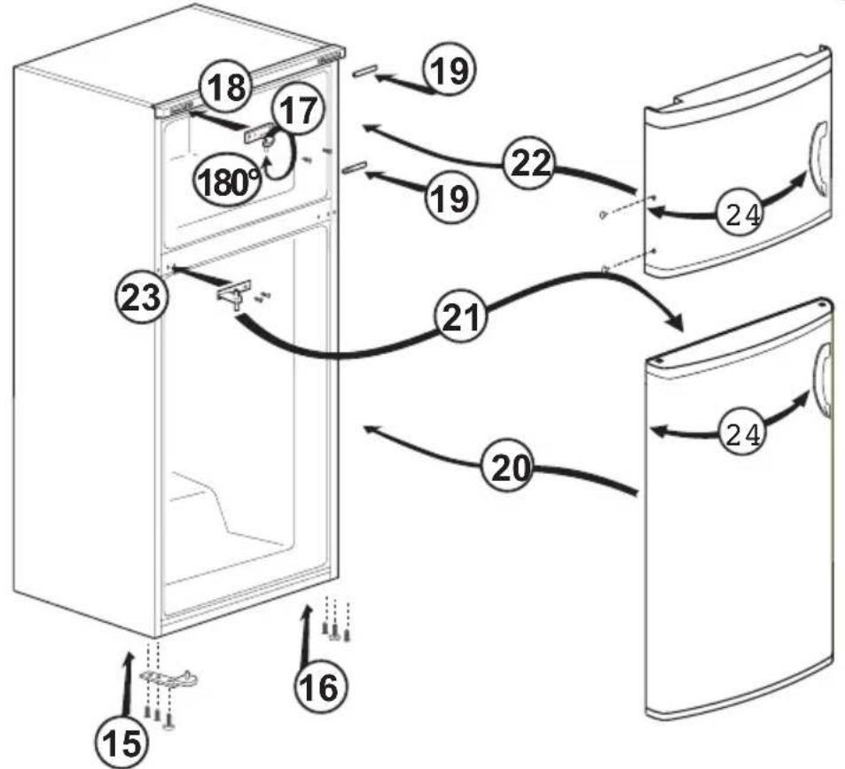 BEKO DS145010S - Reversibilité des portes - 5