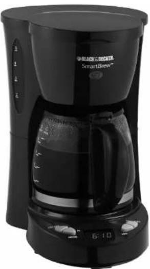 BLACK & DECKER DCM575 - 5-Cup Coffeemaker Cafeteria de 5 tazas Cafetière de 5 tasses - 1