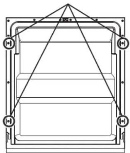 THOMSON TWBI 3815 FULL - Preparing and Assembling the Furniture Door (not supplied) - 3