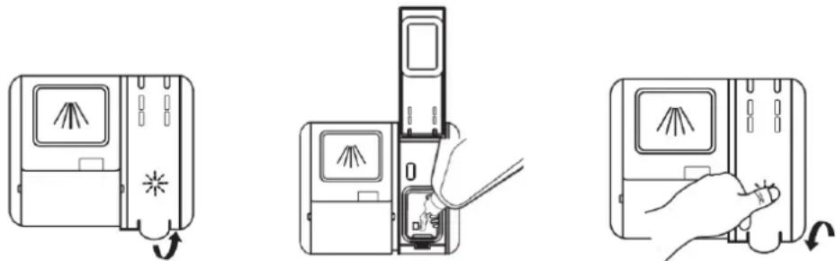 THOMSON TWBI 3815 FULL - Filling the rinse aid dispenser - 1