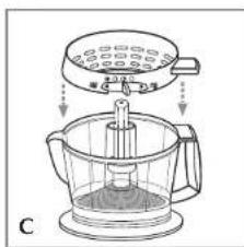 BLACK & DECKER CJ600W - ASSEMBLAGE DU PRESSE-AGRUMES - 3
