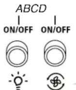 MAYTAG WVU37UC0FS - Commandes de la hotte - 1