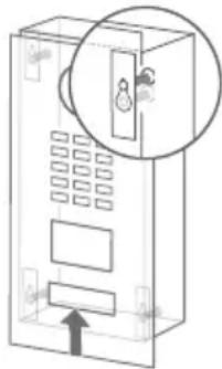 DoorBird D2101KV - MONTAJE DE LA PLACA FRONTAL - 2