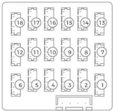 DoorBird D2101KV - CONNECTER LES BOUTONS D'APPEL AU MODULE MULTI-RESIDENTIEL - 2
