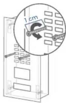DoorBird D2101KV - REMOVING THE FRONT PANEL - 1