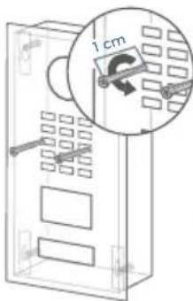 DoorBird D2101KV - DESMONTAJE DE LA PLACAFRONTAL - 1