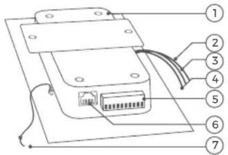 DoorBird D2101KV - DEVICE EXAMPLE WITH INFO MODULE AND KEYPAD MODULE - 2