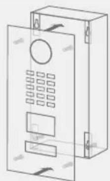 DoorBird D2101KH - FRONTBLENDE MONTIEREN - 2