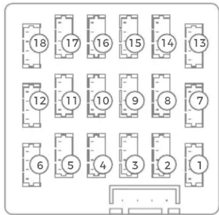 DoorBird D2101KH - COLLEGAMENTO DEI PULSANTI DI CHIAMATA AL MODULO PLURIFAMILIARE - 2