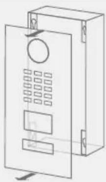 DoorBird D2101KH - RIMUOVERE L'ALLOGGIAMENTO (SOLO PER ORDINI VIA CONFIGURATORE DOORBIRD) - 4